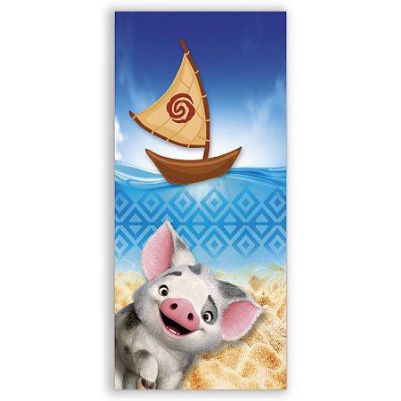 Capa Faixa Lateral Sublimado - Moana