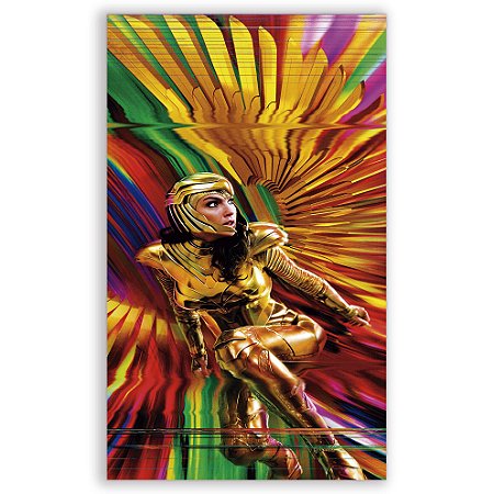 Capa Faixa Lateral Sublimado - Mulher Maravilha