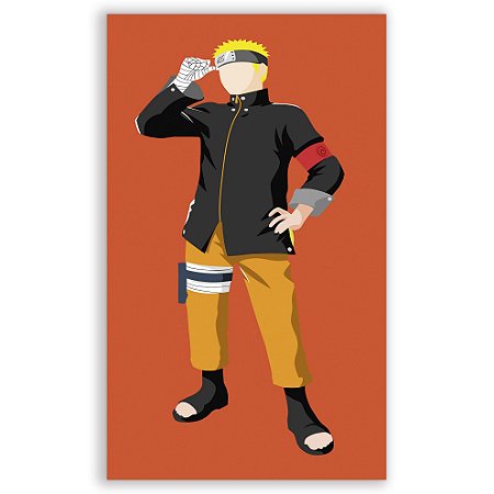 Capa Faixa Lateral Sublimado - Naruto