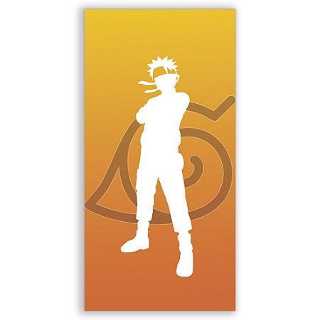 Capa Faixa Lateral Sublimado - Naruto