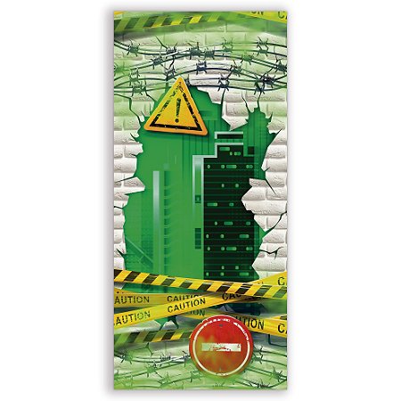 Capa Faixa Lateral Sublimado - Radioativo