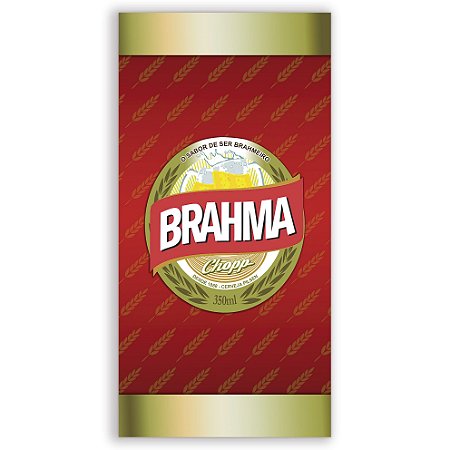 Faixa Lateral - Cerveja Brahma - Sublimado 3D