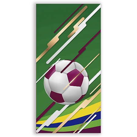 Faixa Lateral - Copa do Mundo Brasil Qatar - Sublimado 3D