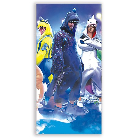 Faixa Lateral - Free Fire - Sublimado 3D