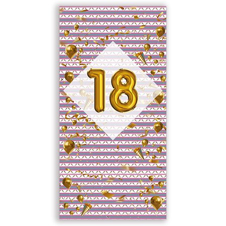 Faixa Lateral - Idade 18 - Sublimado 3D