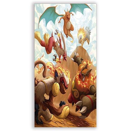 Faixa Lateral - Pokemon - Sublimado 3D