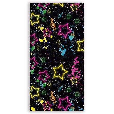 Faixa Lateral - Estrelas Neon - Sublimado 3D