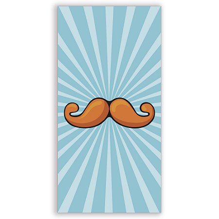 Faixa Lateral - Mundo Bita Bigode Azul Celeste - Sublimado 3D