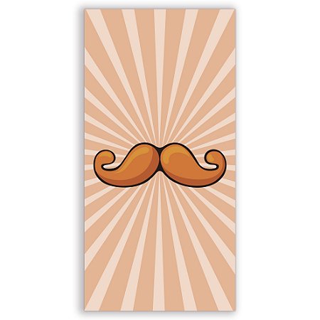 Faixa Lateral - Mundo Bita Bigode Laranja - Sublimado 3D