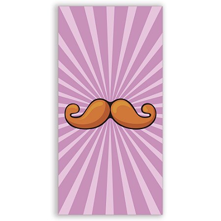 Faixa Lateral - Mundo Bita Bigode Rosa - Sublimado 3D