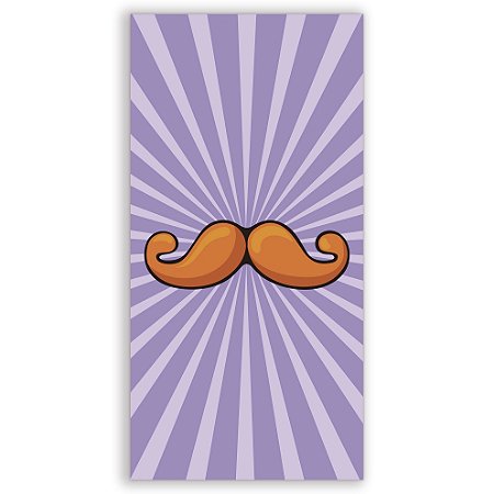 Faixa Lateral - Mundo Bita Bigode Roxo - Sublimado 3D