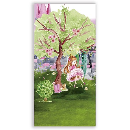 Faixa Lateral - Jardim Encantado - Sublimado 3D