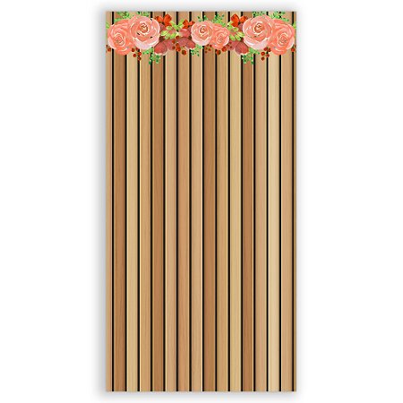 Faixa Lateral - Madeira Ripada - Sublimado 3D