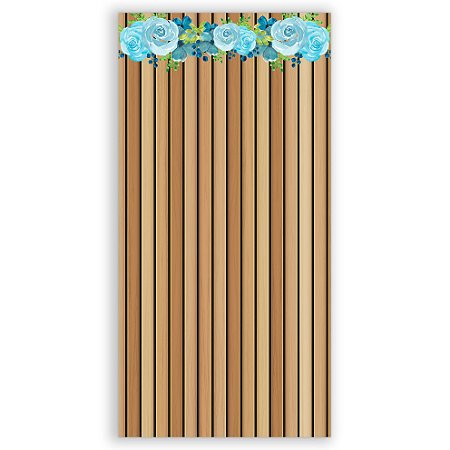 Faixa Lateral - Madeira Ripada - Sublimado 3D