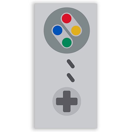 Faixa Lateral - Super Nintendo - Sublimado 3D