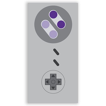 Faixa Lateral - Super Nintendo - Sublimado 3D