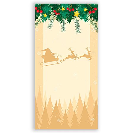 Faixa Lateral - Natal - Sublimado 3D