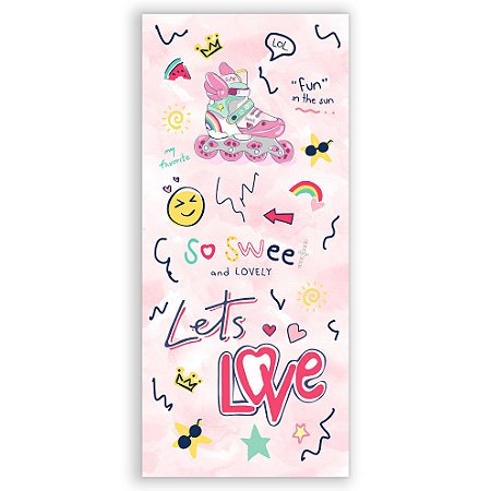 Faixa Lateral - Patins - Sublimado 3D