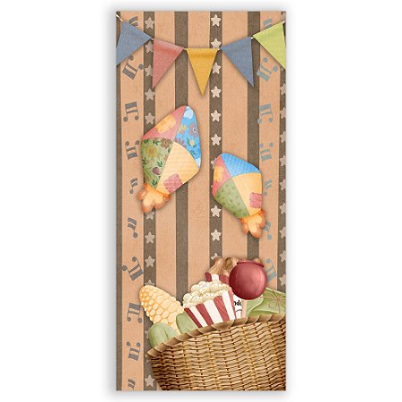 Faixa Lateral - Festa Junina - Sublimado 3D