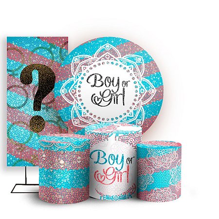 Capas Painel Redondo Trio Cilindro e Faixa Lateral Sublimado - Revelação