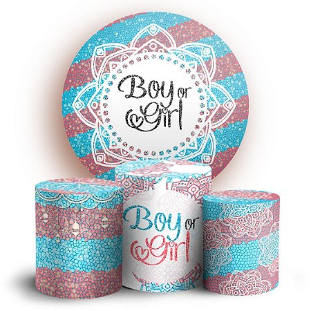 Capas Painel Redondo e Trio Cilindro Sublimado - Revelação