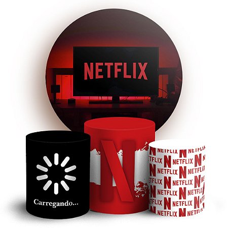 KIT Redondo e Trio - Netflix - Sublimado 3D