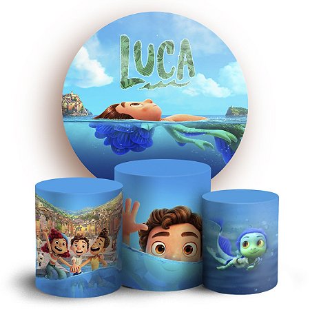 Capas Painel Redondo e Trio Cilindro Sublimado - Luca