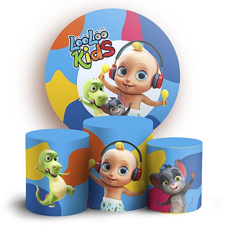 KIT Redondo e Trio - LooLooKids - Sublimado 3D