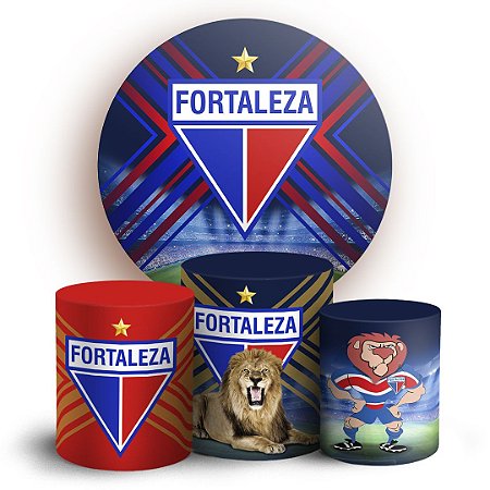 Capas Painel Redondo e Trio Cilindro Sublimado - Fortaleza