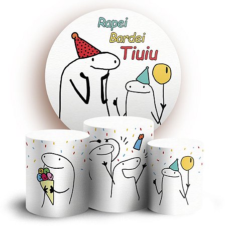 Capas Painel Redondo e Trio Cilindro Sublimado - Flork