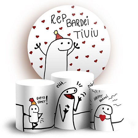 Capas Painel Redondo e Trio Cilindro Sublimado - Flork