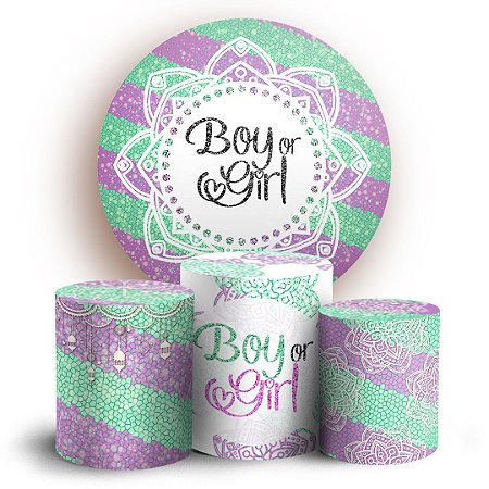 Capas Painel Redondo e Trio Cilindro Sublimado - Revelação