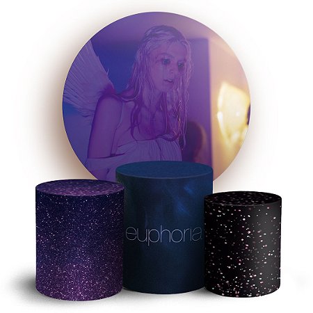 Capas Painel Redondo e Trio Cilindro Sublimado - Euphoria