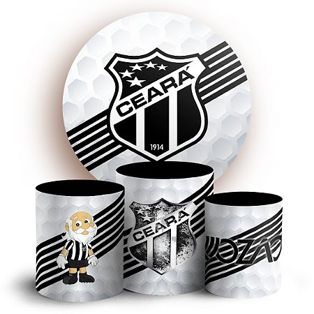 Capas Painel Redondo e Trio Cilindro Sublimado - Ceará