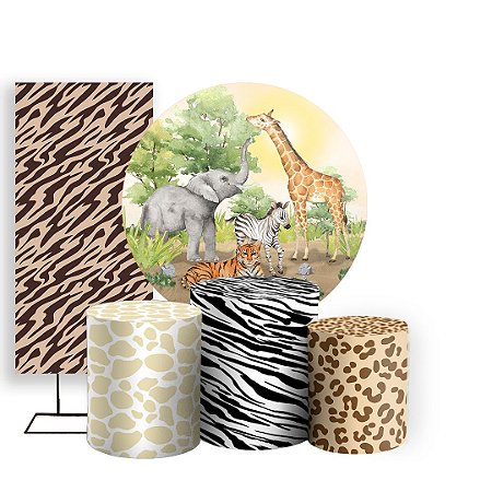 Capas Painel Redondo Trio Cilindro e Faixa Lateral Sublimado - A Criação