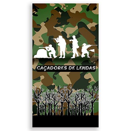 Capa Faixa Lateral Sublimado - Militar