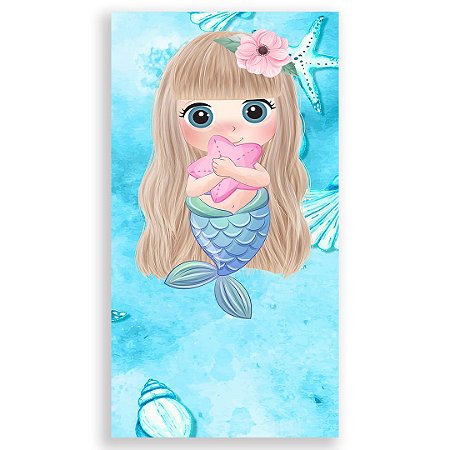 Faixa Lateral - Sereia - Sublimado 3D