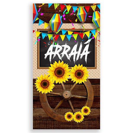 Faixa Lateral - Festa Junina - Sublimado 3D