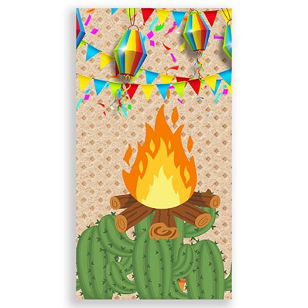 Faixa Lateral - Festa Junina - Sublimado 3D