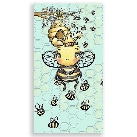 Faixa Lateral - Abelhinha Cute - Sublimado 3D