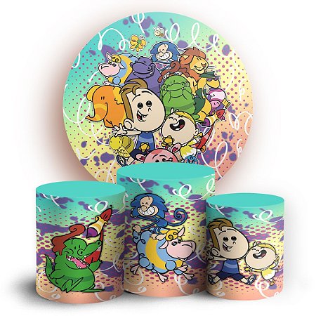 Capas Painel Redondo e Trio Cilindro Sublimado - Jacarelvis