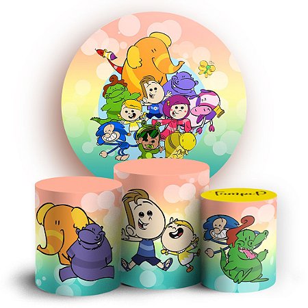 Capas Painel Redondo e Trio Cilindro Sublimado - Jacarelvis