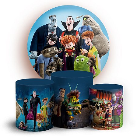 KIT Redondo e Trio - Hotel Transylvania  - Sublimado 3D