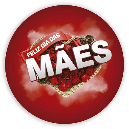 Capa Painel Redondo Sublimado - Dia das Mães