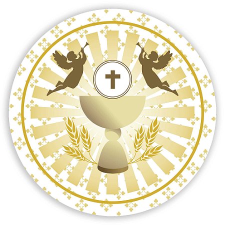 Capa Painel Redondo Sublimado - Anjinho