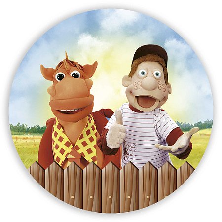 Capa Painel Redondo Sublimado - Cocoricó