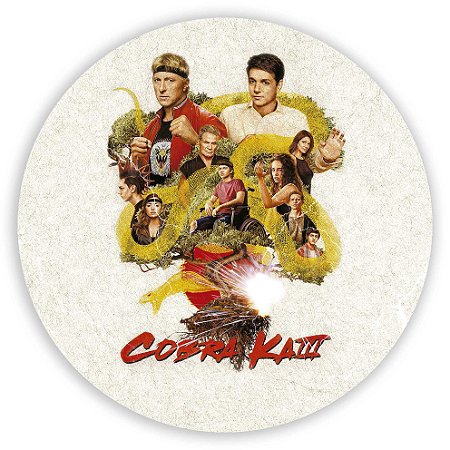Capa Painel Redondo Sublimado - Cobra Kai