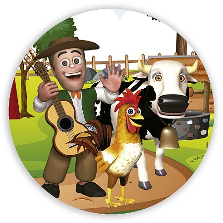 Capa Painel Redondo Sublimado - A Granja de Zenon