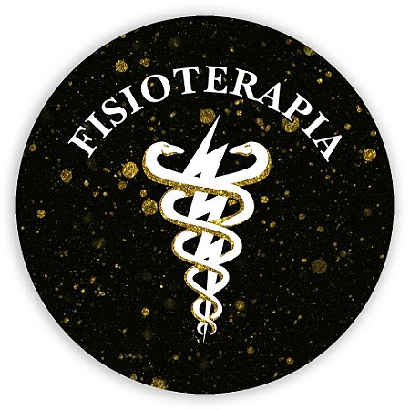 Painel Redondo - Fisioterapia - Sublimado 3D
