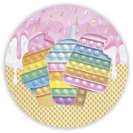 Capa Painel Redondo Sublimado - Fidget Toys